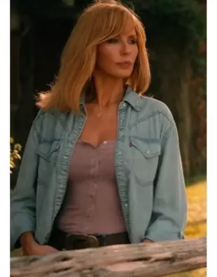 Dutton Ranch 2026 Beth Dutton Denim Western Shirt