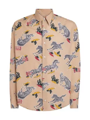 Elsbeth S03 Hayward Leach Horse Print Shirt