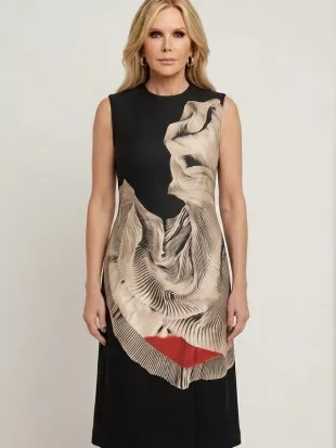 Anastasia Steele Peach Halter Party Dress From Fifty Shades of Grey