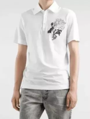 Your Friends and Neighbors S02 Mark Tallman Polo Floral Shirt