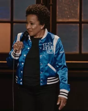 Wanda Sykes Legacy Blue Varsity Jacket