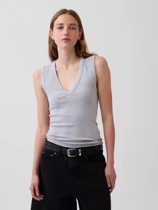 Modern V-Neck Tank Top