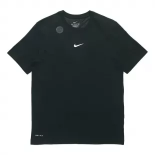 Dri-fit Training Athleisure Casual Sports Round Neck Short Sleeve Black