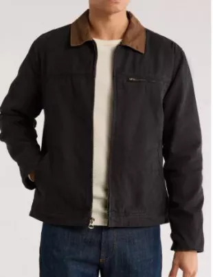 Garment Washed Cotton Canvas Jacket