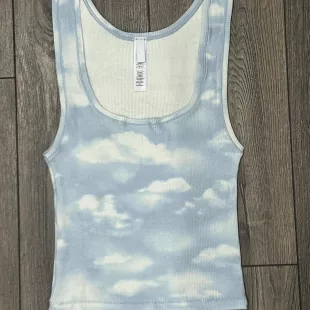 Blue and White Vest