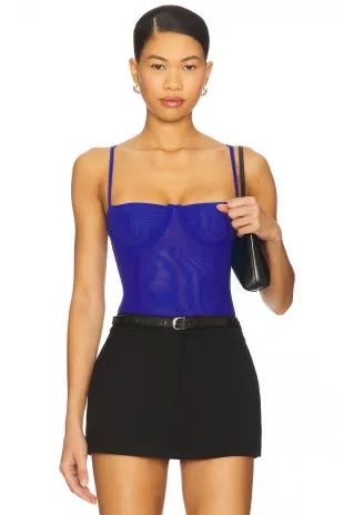 Mesh Bustier Bodysuit