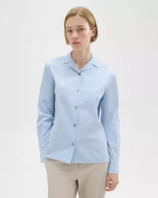 Striped Cotton-Blend Shirt