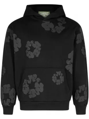 Cotton Wreath-print Hoodie
