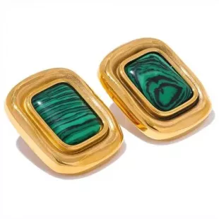Square Stud Earrings