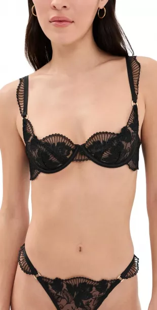 Gabriella Wired Bra Black 32B