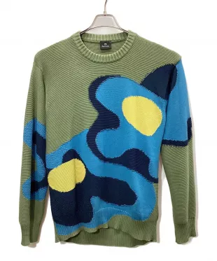 Flower Itarsia Knit Sweater