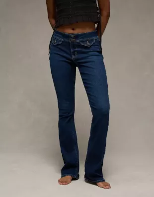 Next Level Low-Rise Kick Bootcut Jean Dark Rich Indigo