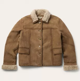 Suede Shearling Jacket