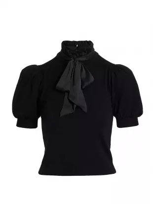 Chase Puff-Sleeve Top