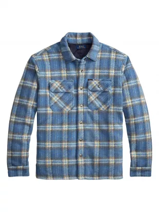 Plaid Felted Wool Shirt
