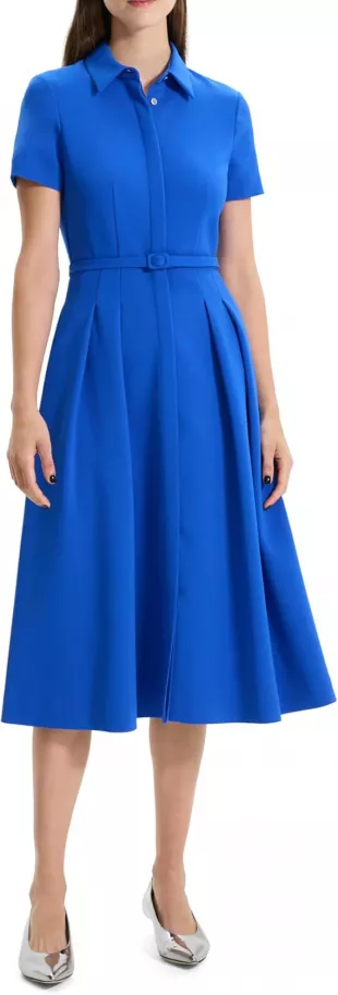 Tailored Short Sleeve Shirtdress