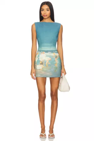 Holiday At Sea Dress in Blue