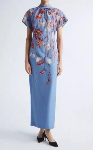 Stella Floral Stretch Crepe Dress