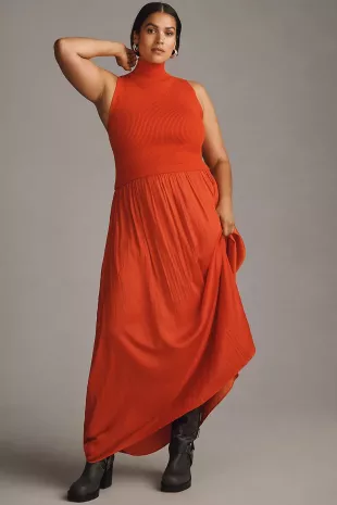 The Thea Twofer Sleeveless Sweater Dress