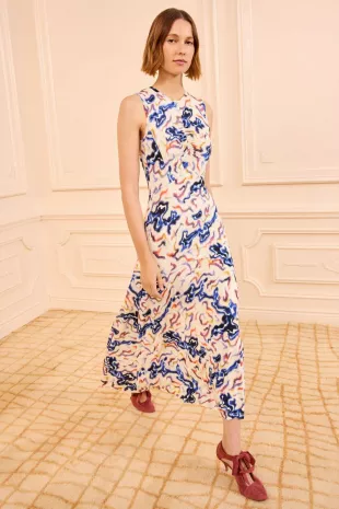 Lina Jersey Dress in Prism