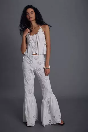Cottage Rose Lace Pants