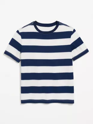 Softest Short-Sleeve Striped T-Shirt for Boy