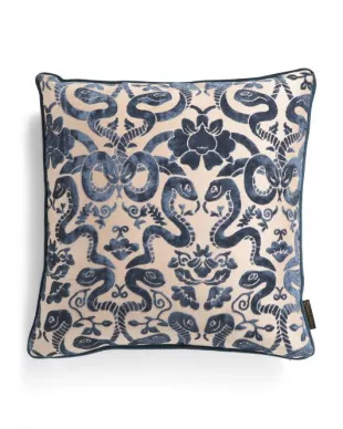 20x20 Feather Filled Serpent Pillow