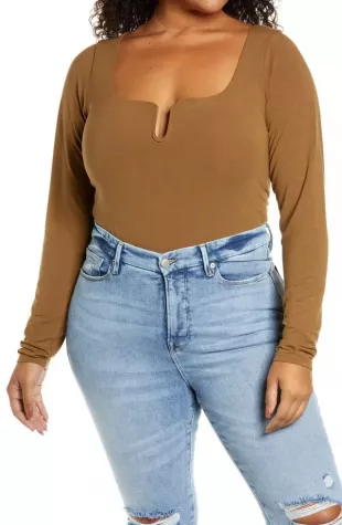 U Detail Bodysuit
