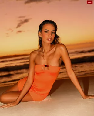 Hurts Like Hell Strapless Mini Dress