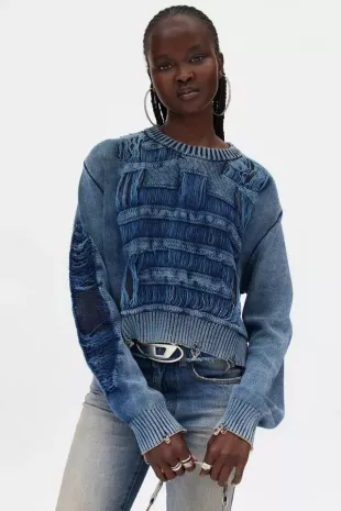 M-Rotta Destroyed Knit Sweater