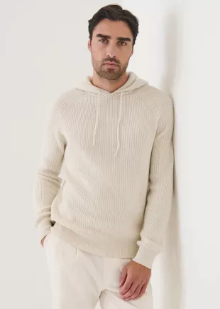 Merino Robbed Hoodie
