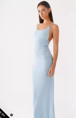 Lopez Maxi Dress  Blue