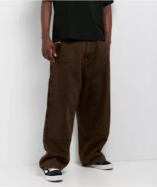 Double Knee Rust Wash Carpenter Jeans