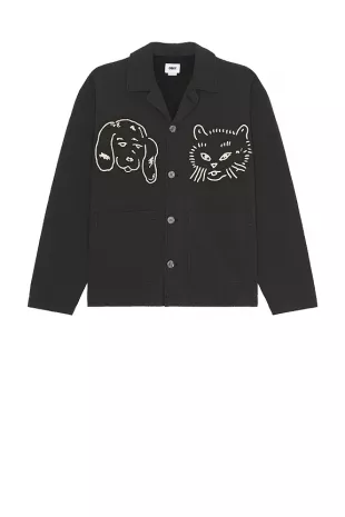 Vesta Shirt Jacket in Pirate Black