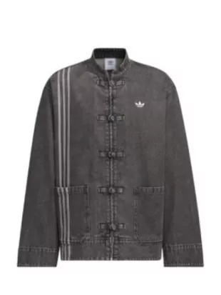 Chinese New Year Dark Grey Denim Jacket