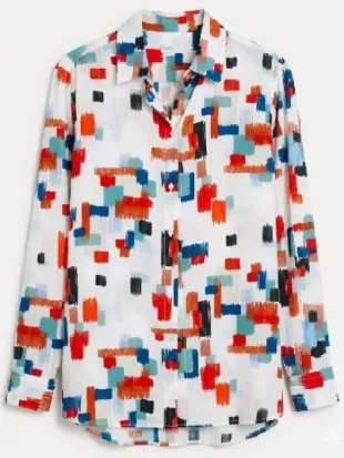 Hacks S5 Jean Smart Abstract Print Shirt