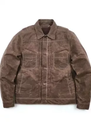 Marshals 2026 Kayce Dutton Beige Waxed Jacket