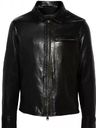 Power Ballad Paul Rudd Black Leather Jacket