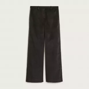 Wide-leg Trouser with Satin Stripe