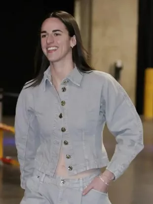 Caitlin Clark Valkyries v Fever Denim Jacket