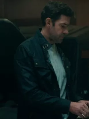 Jack Ryan: Ghost War John Krasinski Black Jacket