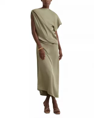 Draped Maxi Dress