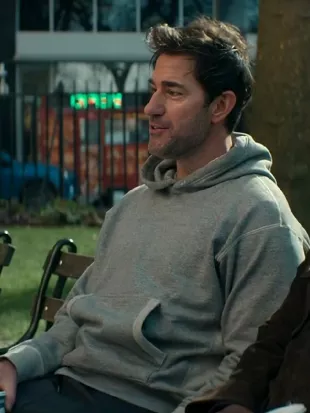 Jack Ryan: Ghost War John Krasinski Grey Hoodie