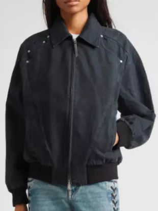 Cleveland VS Knicks Taylor Swift Patchwork Bomber Jacket