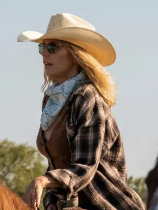 Dutton Ranch Kelly Reilly Plaid Shirt