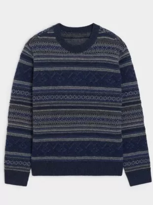 The Four Seasons S02 Will Forte Fair Isle Sweater