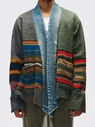 The Four Seasons S02 Colman Domingo Stripe Kimono Jacket
