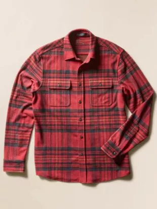 Will Forte The Four Seasons S02 Red Plaid Shirt
