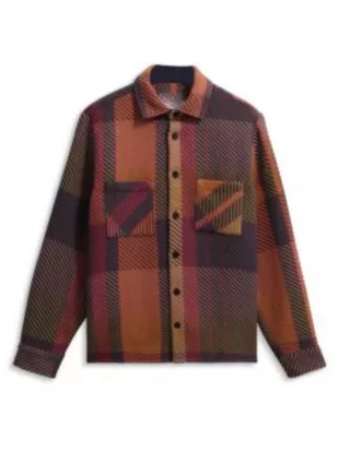 The Four Seasons S02 Marco Calvani Plaid Shirt Jacket