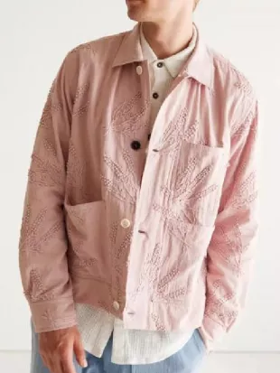 The Four Seasons Marco Calvani Pink Embroidered Jacket
